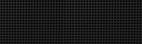 Panorama Black Steel Mesh Screen Pattern Seamless Background — Stock Photo, Image