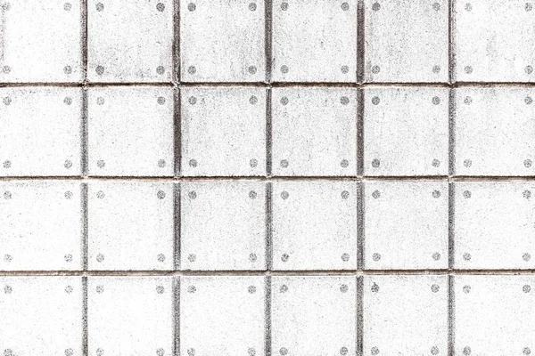 White Stone Block Wall Seamless Background Pattern Texture — Stock Photo, Image