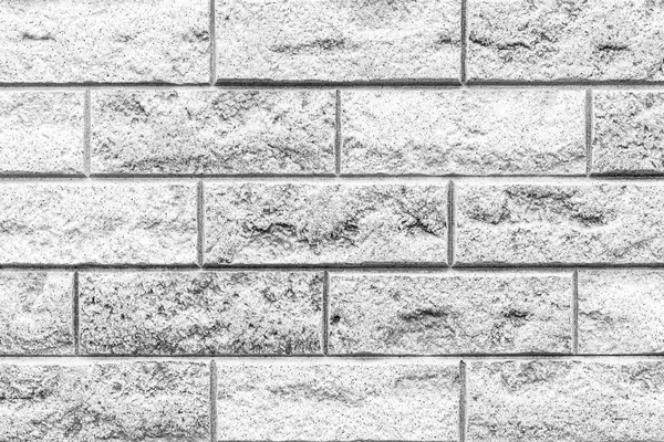 白い石のブロック壁シームレスな背景とパターンのテクスチャ — ストック写真