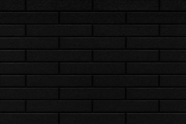 Black Stone Block Wall Seamless Background Pattern Texture — Stock Photo, Image