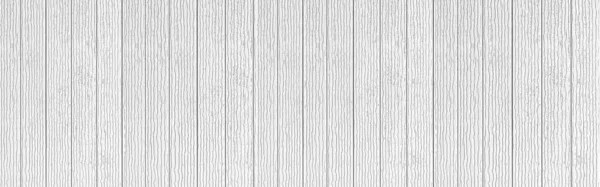 Panorama Der Weißen Holzzaun Mit Streifen Textur Und Nahtlosen Hintergrund — Stockfoto