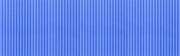 Panorama Fond Métal Ondulé Bleu Surface Texture Galvaniser Acier — Photo
