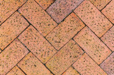 Klasik kahverengi kaldırım kalıbı ve arka plan