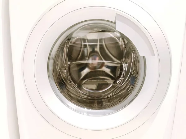 Front Load Washer Washing Machines Close — Stock Photo, Image