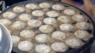 khanom khrok, Knmcrk, Tayland sweetmeat, şeker ve un ile hindistan cevizi sütünden yapılmış
