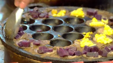 khanom khrok, Knmcrk, Tayland sweetmeat, şeker ve un ile hindistan cevizi sütünden yapılmış