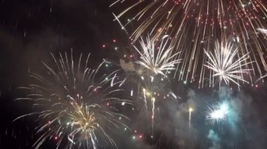 Pattaya Tayland-Mayıs, 24 2019 Uluslararası havai fişek gösterisi Festivali 2019