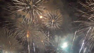 Pattaya Tayland-Mayıs, 24 2019 Uluslararası havai fişek gösterisi Festivali 2019