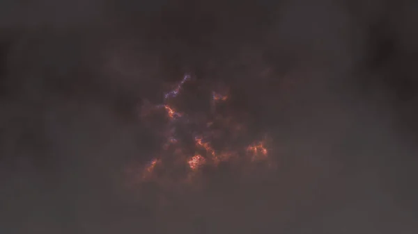 Volando Través Tormenta Relámpago Tormenta Animación — Foto de Stock