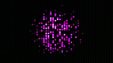 Popüler Soyut led duvar ışık Fütüristik dijital dalga arka plan 3d animasyon 4k