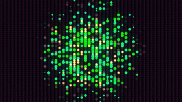 Populaire abstrait conduit applique murale Futuriste vague numérique fond animation 3d 4k 