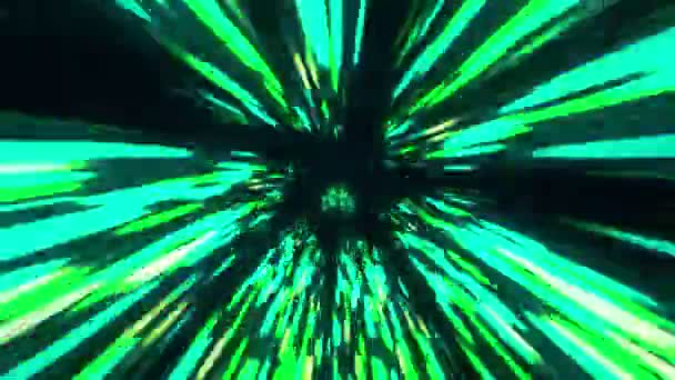 涡旋超空间隧道虫洞时空 无缝循环 扭曲科幻背景3D动画4K — 图库视频影像