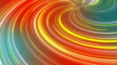 Soyut kozmik, fütüristik tünel, hiper atlama galaksiye ışık hızı neon parlaması, 3D görüntüleme.