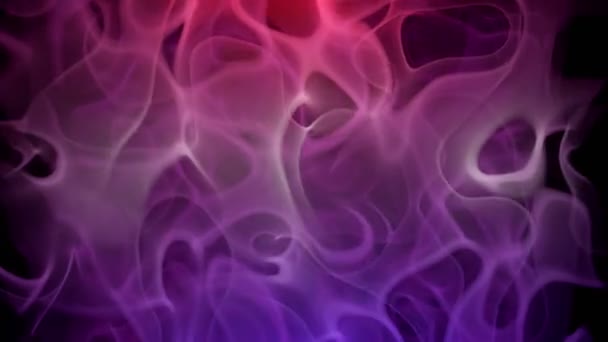 Smoke Fire Smooth Movement Modern Abstract Background Animation Render — Stock Video