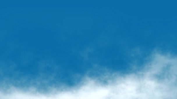 Атмосферный Дым Туман Облако Плавное Движение Современная Абстрактная Анимация Рендеринг — стоковое видео