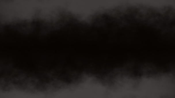 Humo Atmosférico Niebla Nube Movimiento Suave Animación Fondo Abstracto Moderno — Vídeo de stock