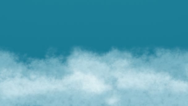 Humo Atmosférico Niebla Nube Movimiento Suave Animación Fondo Abstracto Moderno — Vídeos de Stock