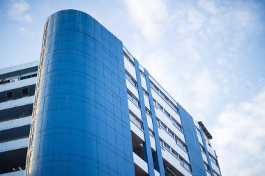 Tayland'da iş binalarına, soyut modern binaya bakmak