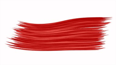 Yağlı boya Fırça Darbesi animasyon 3d render