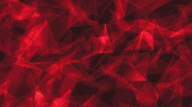 çizgiler ve nokta teknolojisi fütüristik Ağ pleksus Soyut arka plan animasyon 3d render