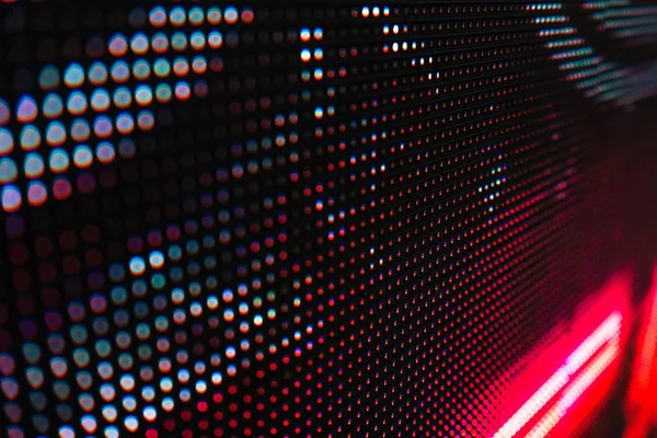 Abstract Close up Bright colored LED SMD video wall abstract background