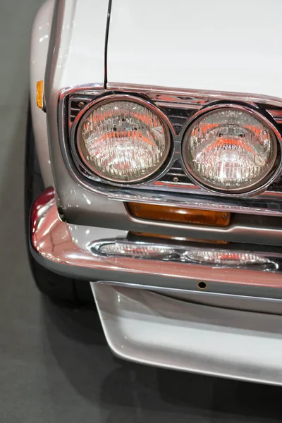 Close Kleurdetail Koplamp Van Een Oldtimers — Stockfoto