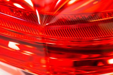 soyut bulanık bir arabanın Arka ön ışığında renk ayrıntısını kapatın