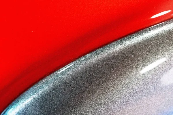 red and Silver metallic car paint surface wallpaper background