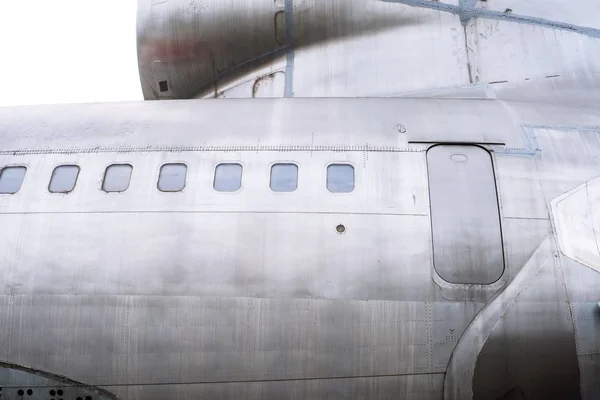 Detalhe Close Clássico Velho Avião Hélice — Fotografia de Stock