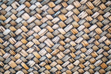 Geleneksel el işi doğası Bambu dokusu Tayland tarzı arkaplan dokusu