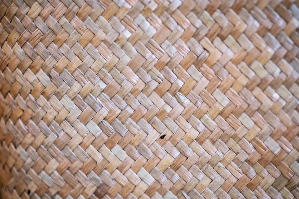 Традиційна Ручна Робота Природа Бамбукової Ткацької Тканини Ткацького Стилю — стокове фото