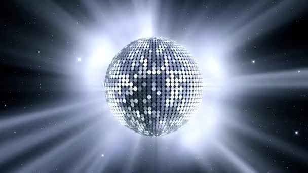 Video Disco Ball Bakgrund — Stockvideo