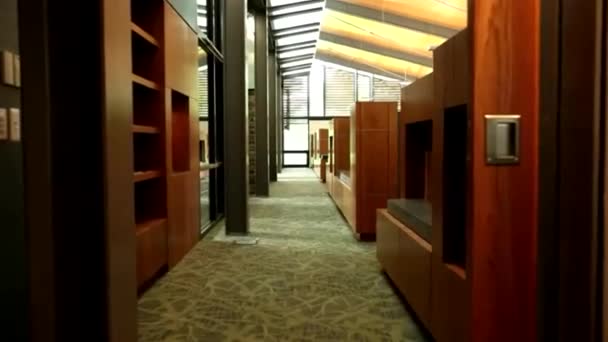 Video Modern Office Interior — Stock Video