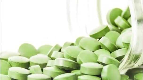 Orvosi Tabletták Helyezve Táblázat — Stock videók