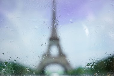 odak bokeh Eyfel Kulesi bulanık
