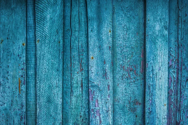 Wooden Old Antique Background Ramshackle Blue Boards — Stock Photo, Image