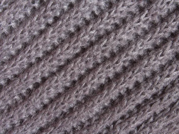 Fundo Tricotado Textura Close Laços Fios — Fotografia de Stock