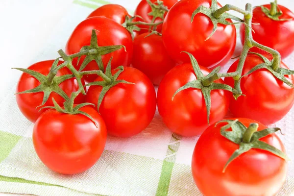 Fresh Juicy Vegetables Tomato Pattern Light Background Copy Space — Stock Photo, Image