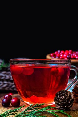 Kızılcık meyveleri İçecek suyu