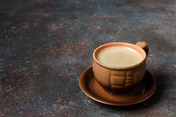 Kawa Filiżance Ceramicznej Zbliżenie — Zdjęcie stockowe
