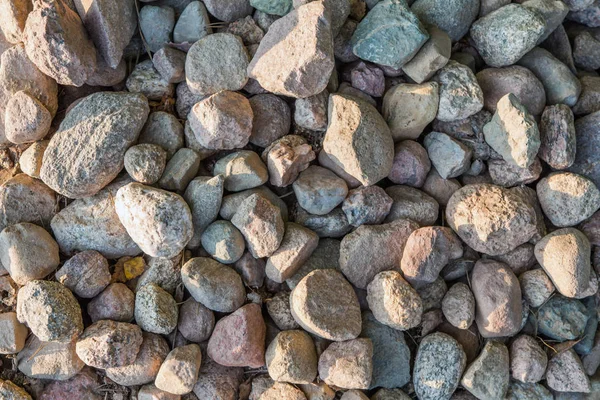 Cinza Terra Pedra Escombros Fundo Muitas Pequenas Pedras — Fotografia de Stock