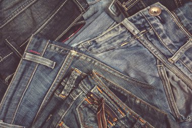 mavi kot yakın. moda arka plan