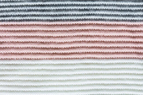 Beyaz ve gri gerçekçi örgü doku deseni. afiş, site, kart, duvar kağıdı için arka plan.