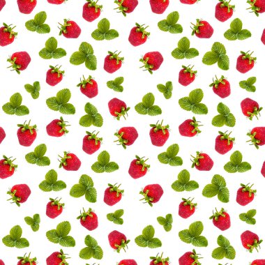 Çiçekler ve yapraklarla kusursuz desen