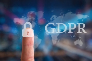 Gdpr. Veri Koruma Düzenlemesi. Siber güvenlik ve gizlilik. Kişisel veri koruması.,