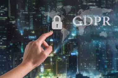 Gdpr. Veri Koruma Düzenlemesi. Siber güvenlik ve gizlilik. Kişisel veri koruması.,