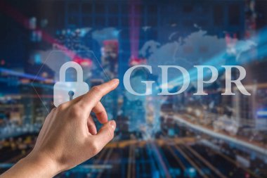 Gdpr. Veri Koruma Düzenlemesi. Siber güvenlik ve gizlilik. Kişisel veri koruması.,