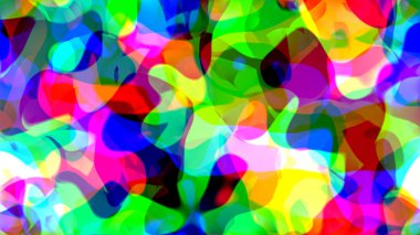 Renk şekilleri rastgele birbirlerine fantastik bir desen oluşturmak için bağlanın