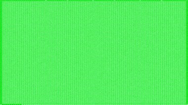 Dikdörtgen geometrik bir yapıyı oluşturan yeşil çizgiler