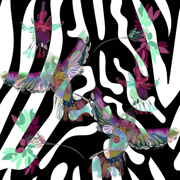 Neon Spots Zbra Skin Animalistic Print — 스톡 사진